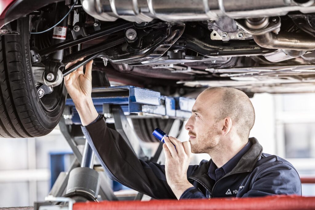 How frequently should I have my automobile examined for safety?